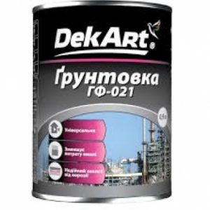 ГРУНТОВКА ГФ-021антикорозійна Червоно-коричнева 0,9 кг ТМ”FARBEKS”  №12